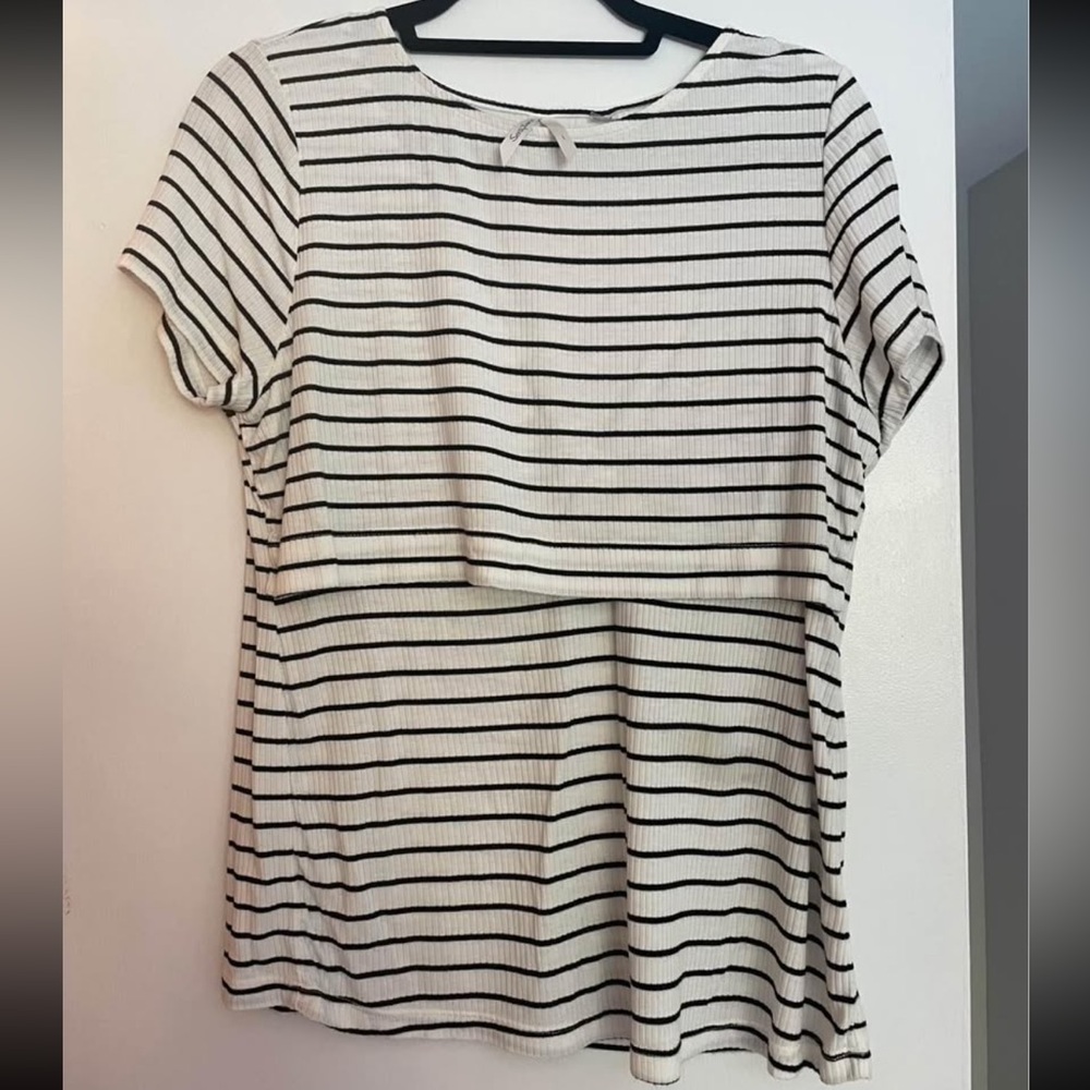 Seraphine STRIPED MATERNITY & NURSING T-SHIRT